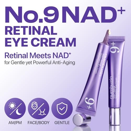 Numbuzin No.9 NAD+ Retinol Volumetox Eye Cream - 20 ml - Official Product Image | Abdulghani Trading