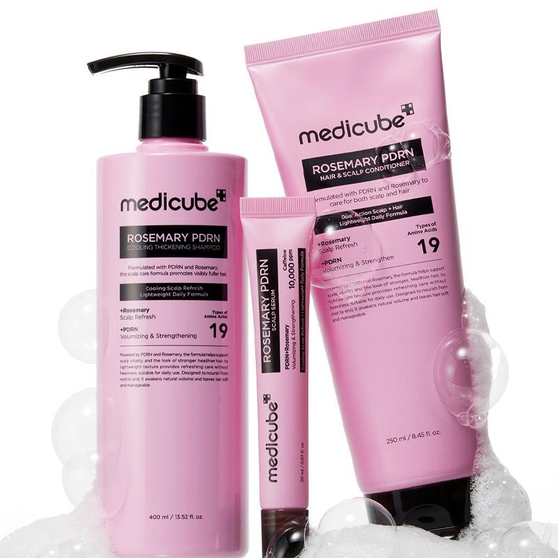 Medicube Rosemary PDRN Cooling Thickening Shampoo - 400 ml - Official Product Image | Abdulghani Trading