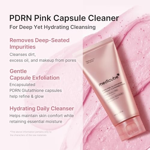 Medicube PDRN Pink Capsule Hydrating Cleansing Foam - 120 g - Product View 2 | Abdulghani Trading