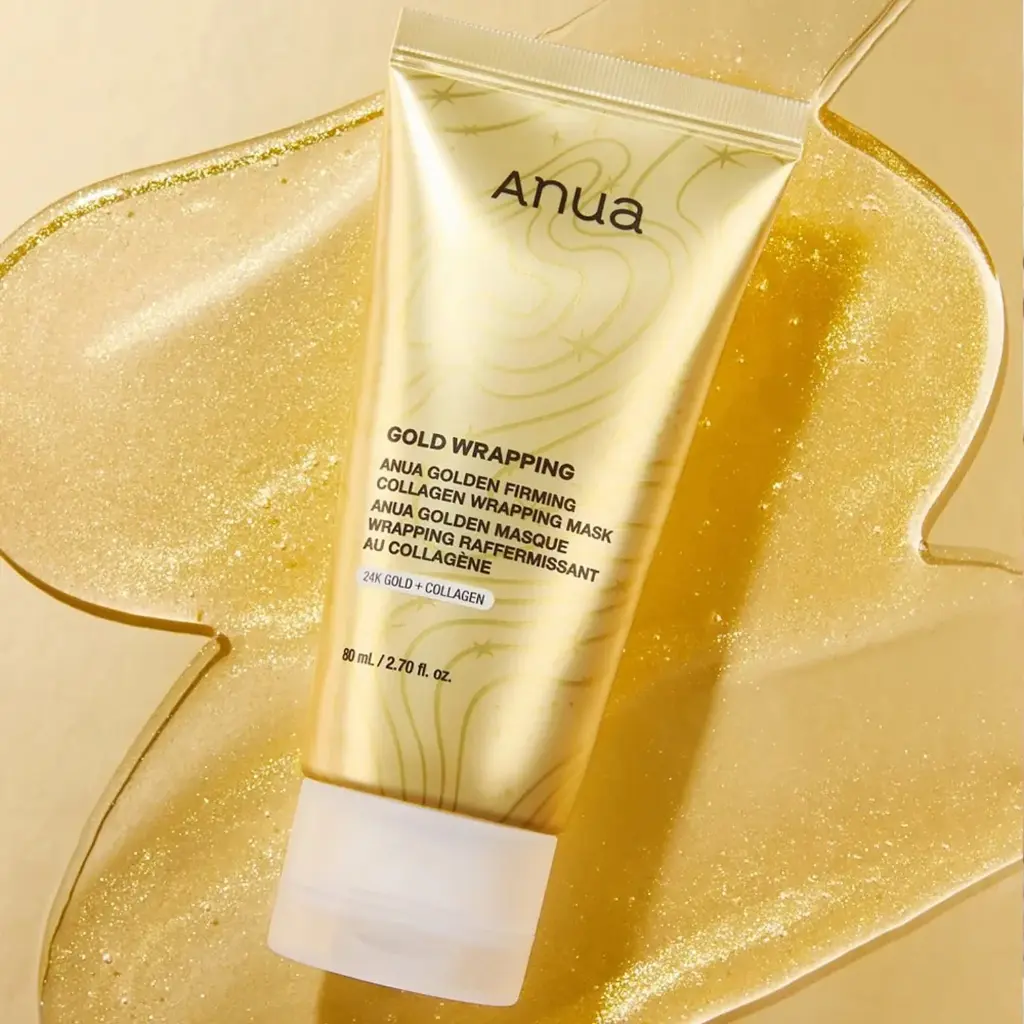 Anua Golden Firming Collagen Wrapping Mask - 24K Gold 80 ml - Product View 2 | Abdulghani Trading