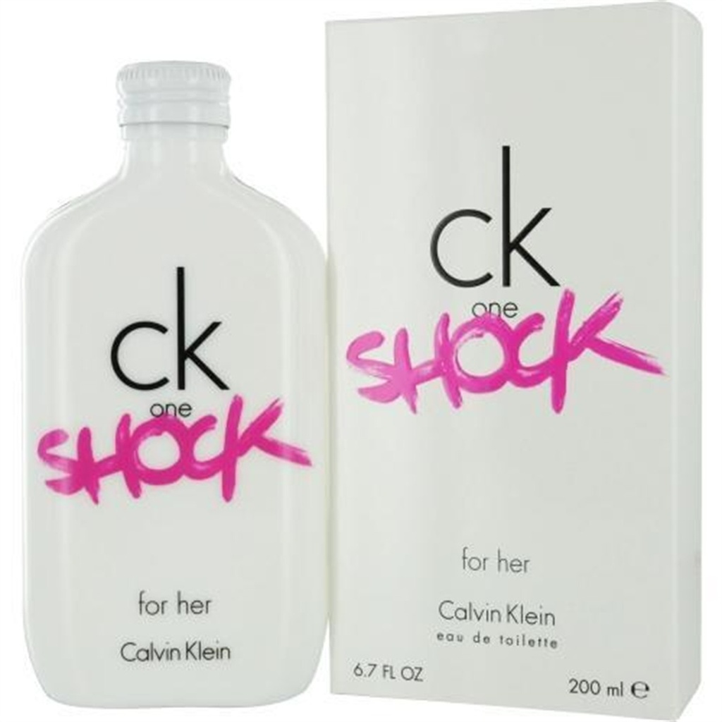 Calvin Klein CK One Shock for Her Eau de Toilette 200ml for Women - Bottle View | Abdulghani Trading