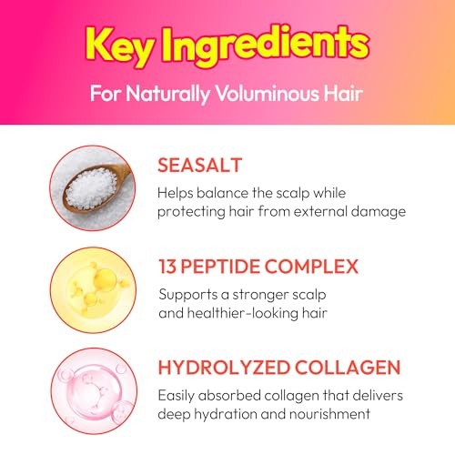 KUNDAL Korean Hair Care Texturizing Spray, Vanilla Pistachio, 6.76 Fl Oz