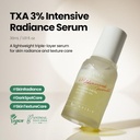 AXIS-Y TXA 3% Intensive Radiance Serum, Niacinamide 10%, 1.01 Fl. Oz. | Three-layer Korean Serum with Zinc PCA, Peptides and Capsules for Hydration, T