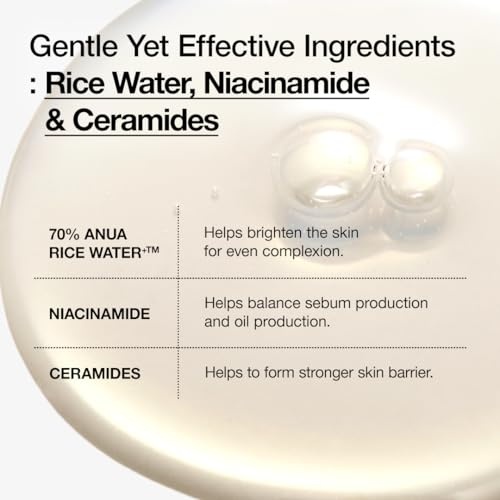 ANUA Rice 70 Glow Milky Toner (250ml)