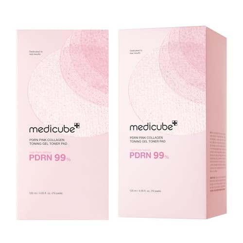 Medicube PDRN Pink Collagen Toning Gel Toner Pad 70 Pcs