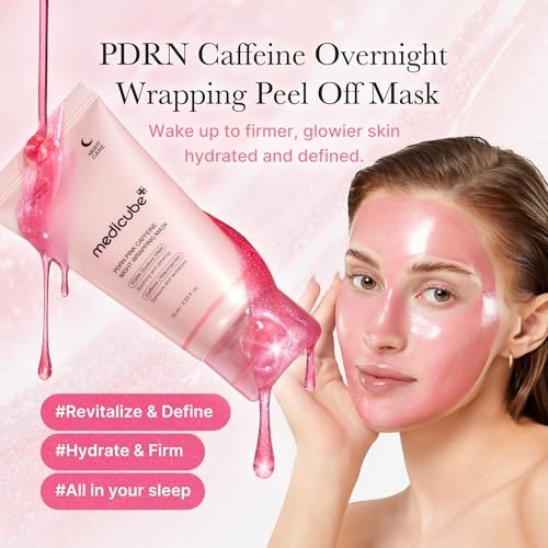 Medicube PDRN Pink Caffeine Night Wrapping Mask - 75 ml - Official Product Image | Abdulghani Trading