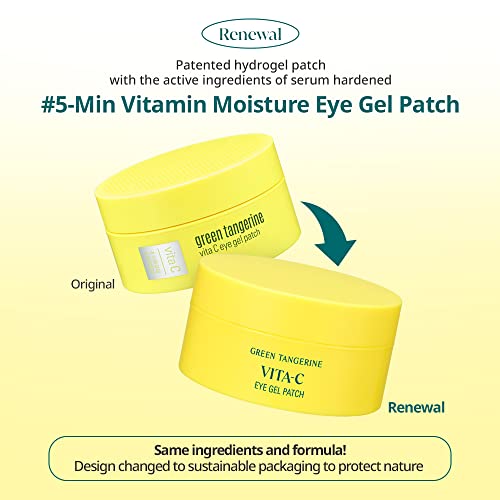 Goodal - Tangerine Vita C Eye Gel Patch 60 X - Brightening Eye Patch for Tired-stressed Skin