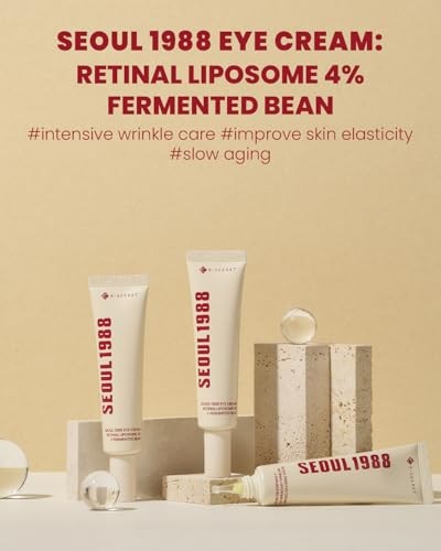K-Secret Seoul 1988 Eye Cream: Retinal Liposome 4% + Fermented Bean 30ml - Official Product Image | Abdulghani Trading