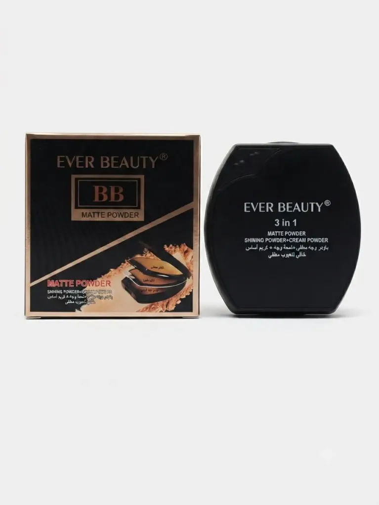 Ever Beauty BB Matte Powder| Shining Powder+ Cream Powder