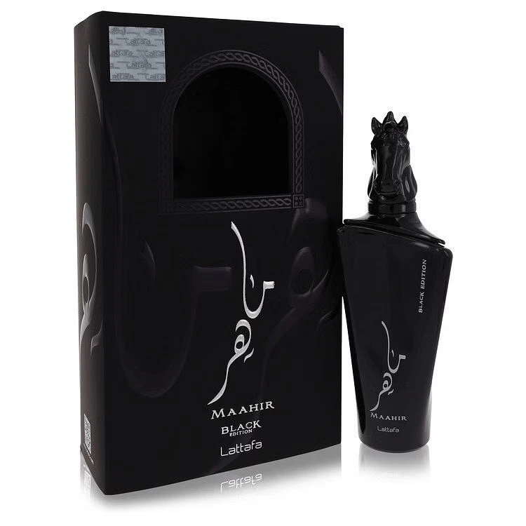 [11-525] Lattafa Maahir Black Edition Eau de Parfum for Men 100ml Inspired by Orto Parisi Terroni