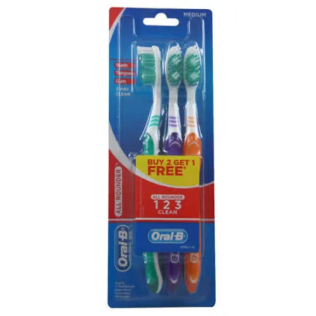 [22-821] Oral-B Toothbrush 123 * 3 * 96