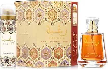 Lattafa Raghba Eau de Parfum for Women 100ml Gift Set