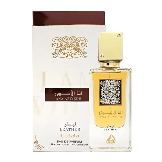 [25-378] Lattafa Ana Abiyedh Leather Edp 60ml Unisex