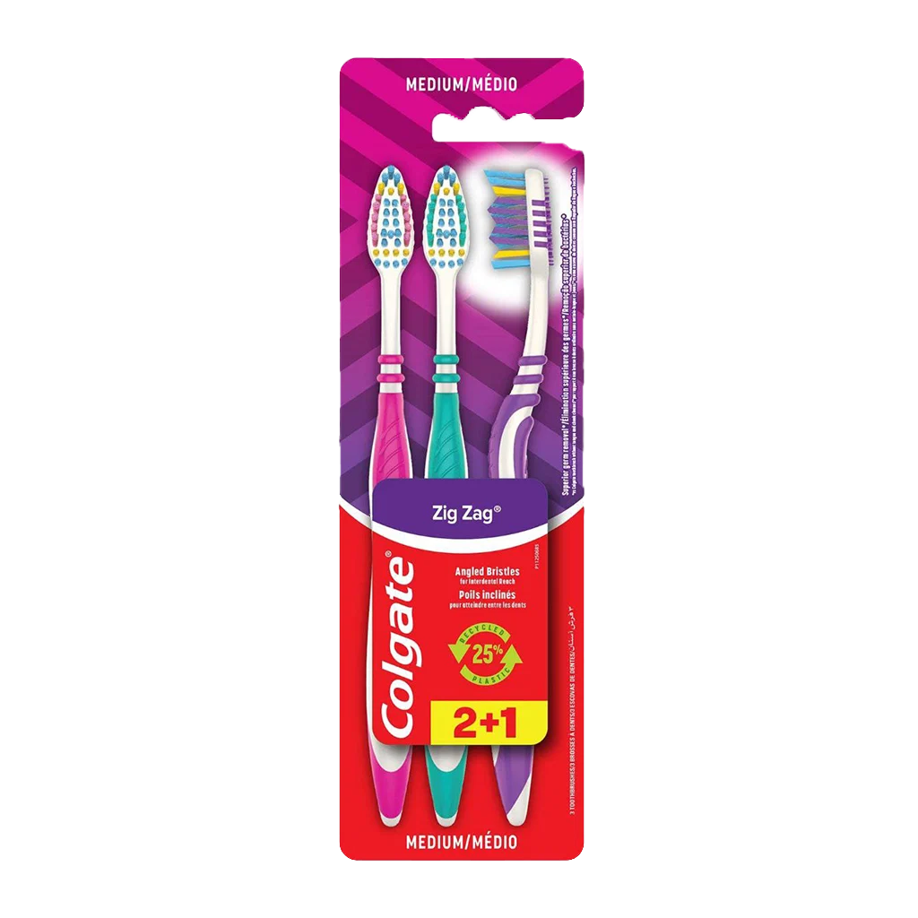 [25-598] Colgate ZigZag Toothbrush 3* 36*