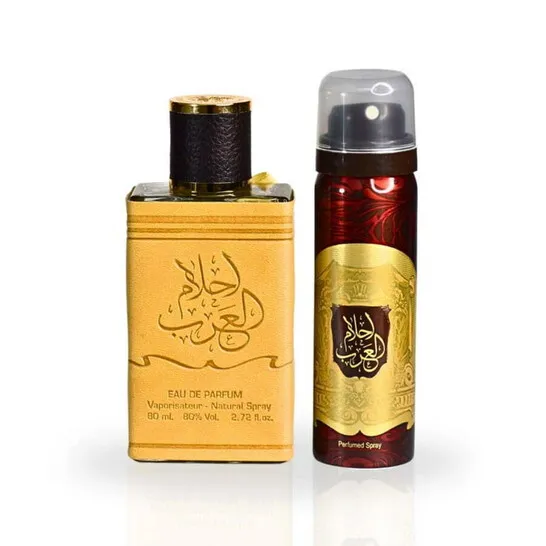 [25-618] Land of Saffron Arab Dreams Eau de Parfum 100ml + Deodorant Spray Set