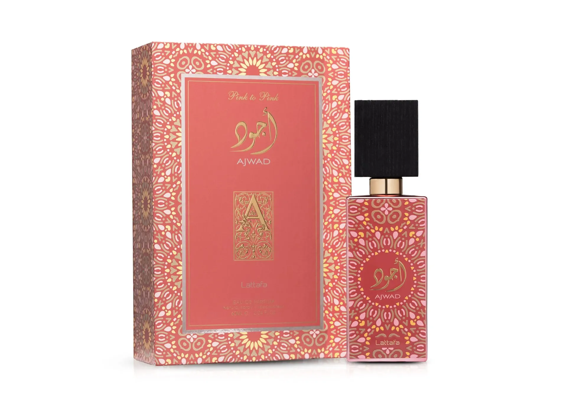 Lattafa Ajwad Pink to Pink Eau de Parfum for Unisex 60ml Inspired by Maison Crivelli Oud Maracuja