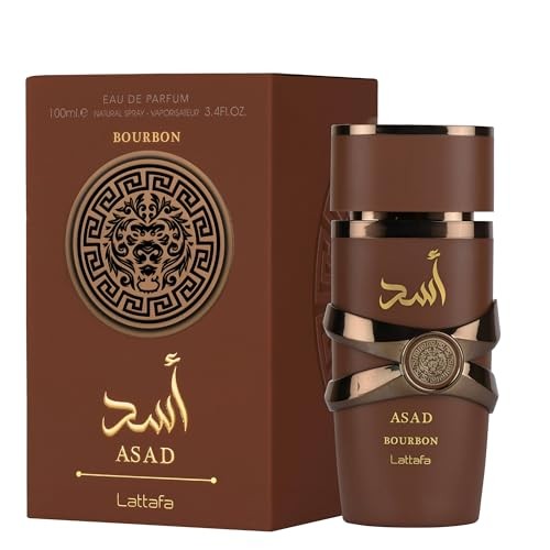 Lattafa Asad Bourbon Eau de Parfum for Men 100ml Inspired by Celine Nightclubbing