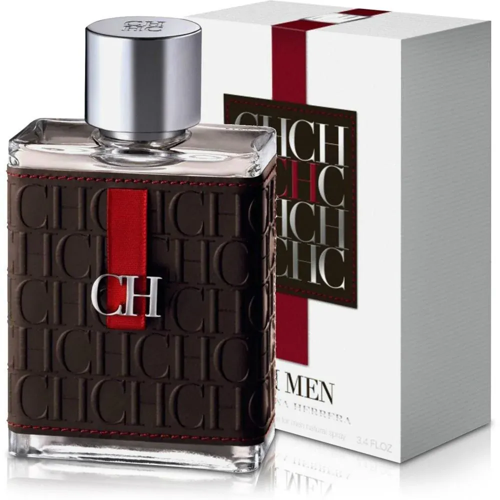 [25-830] Carolina Herrera CH Men Eau de Toilette 100ml – The Iconic Woody-Spicy & Leather Signature