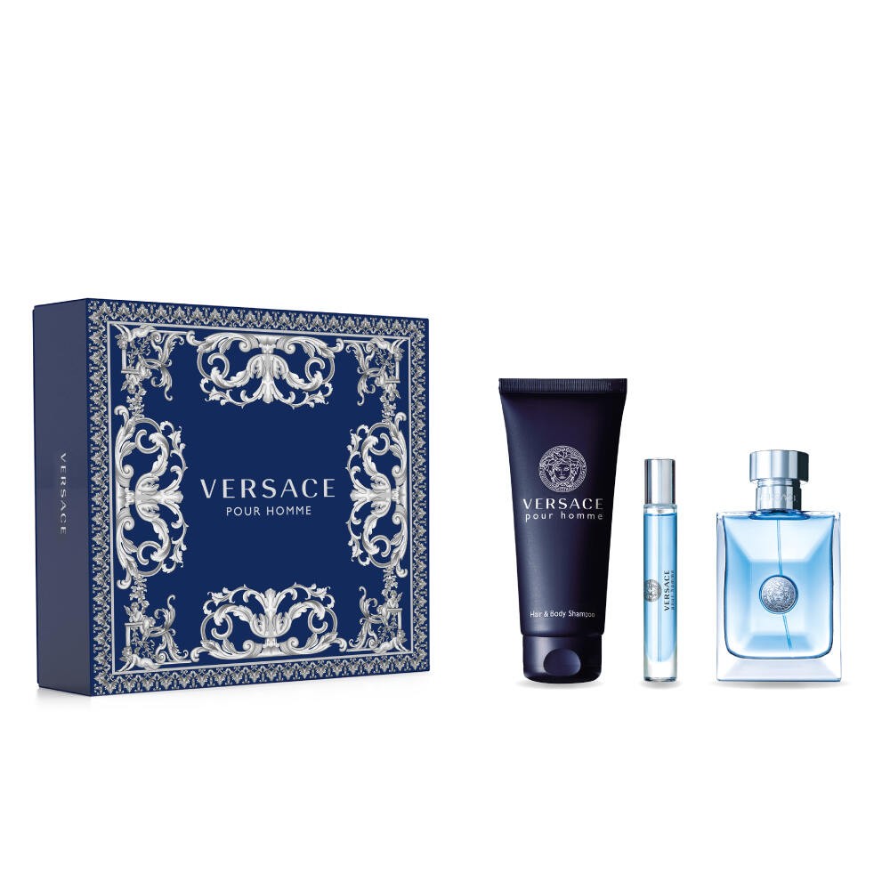 [25-853] Versace Pour Homme Eau de Toilette for Men 100ml Gift Set