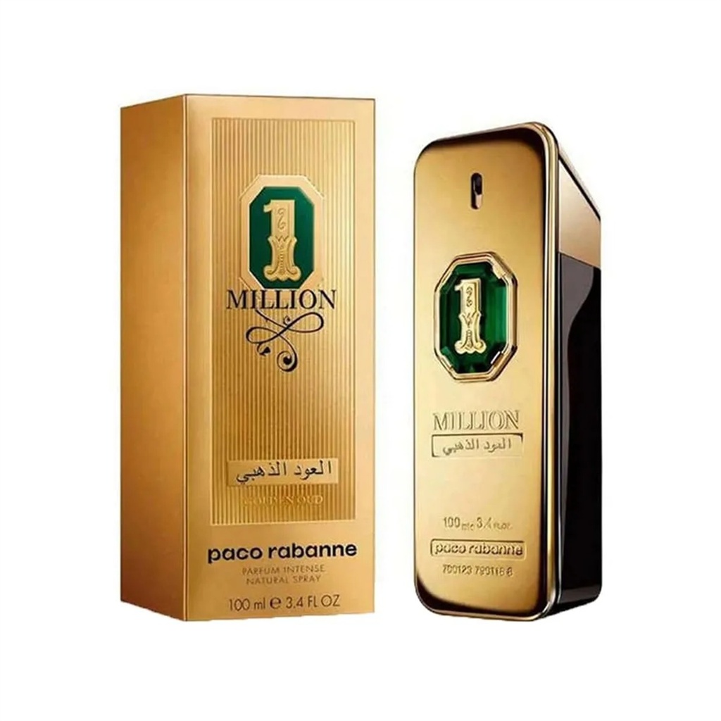 [25-864] Paco Rabanne 1 Million Golden Oud Parfum Intense 100ml for Men