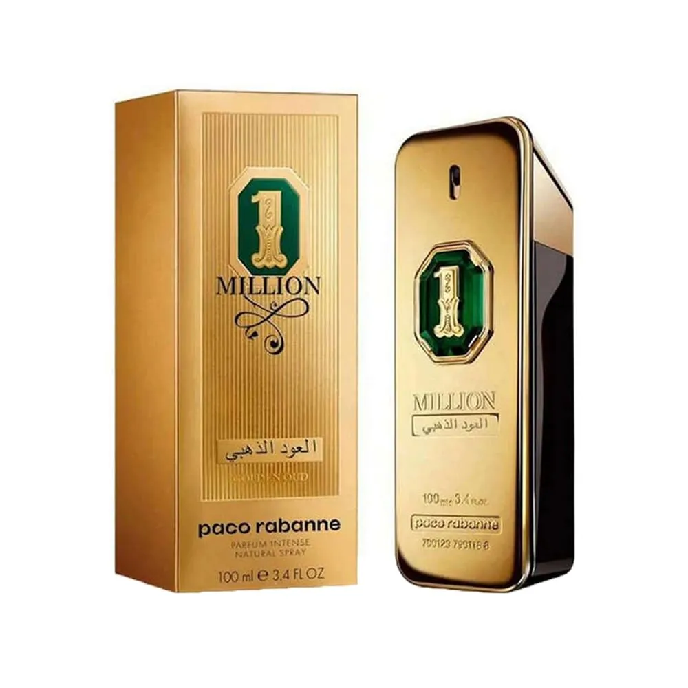 [25-864] Rabanne 1 Million Golden Oud Parfum Intense 100ml for Men
