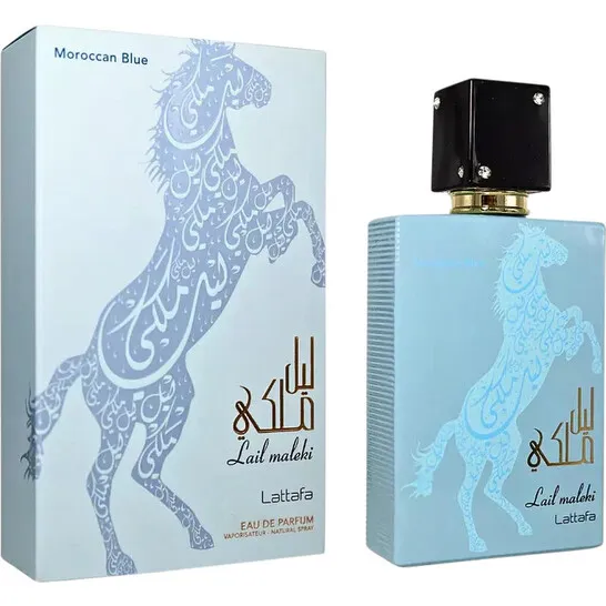 [25-898] Lattafa Layl Malaki Moroccan Blue Edp 100ml Men