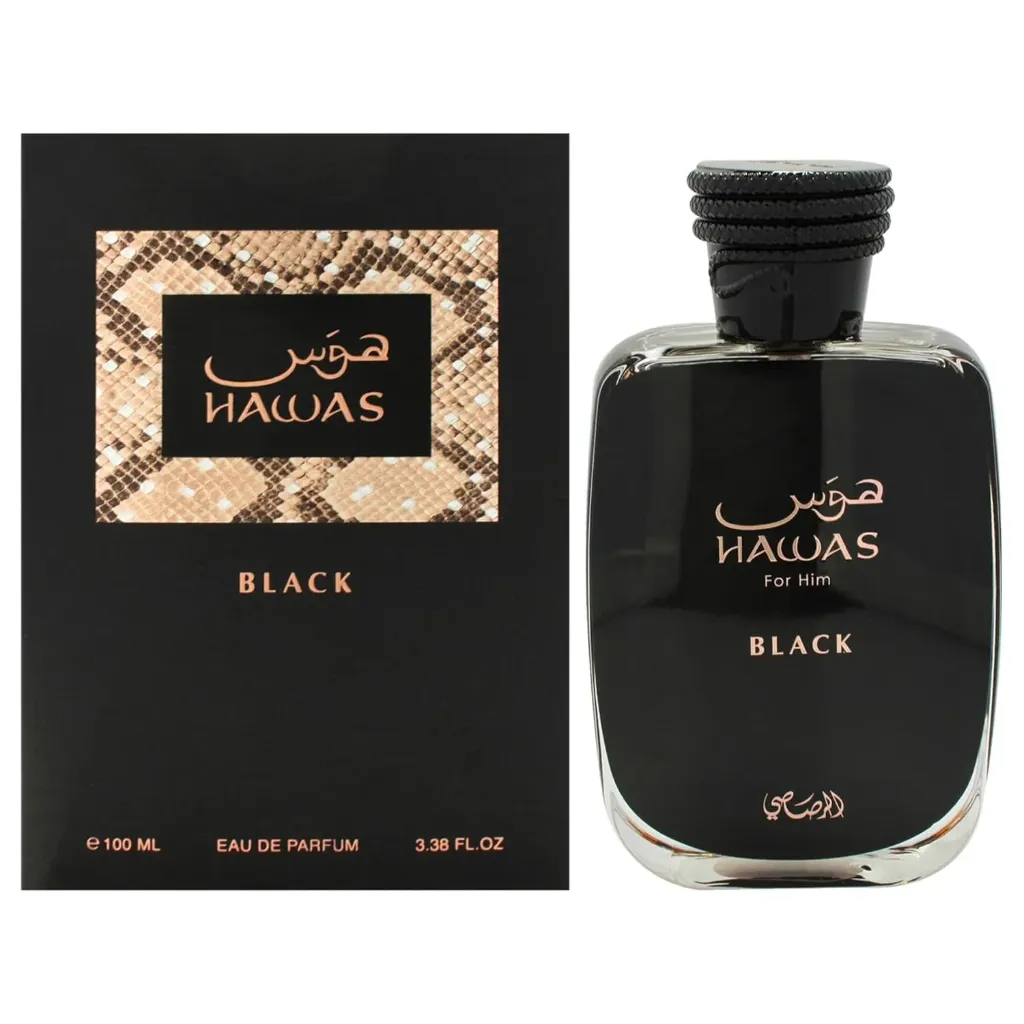 [25-984] Rasasi Hawas Black Perfume for Men 100ml