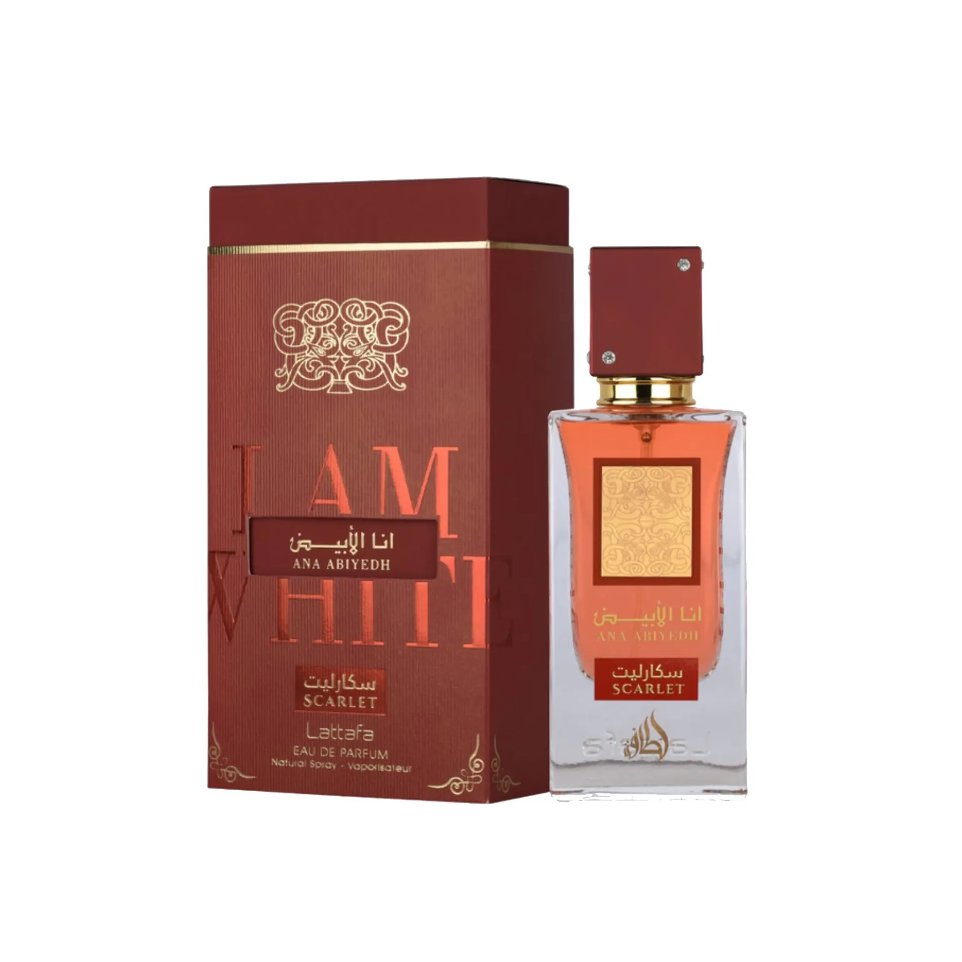 Lattafa Ana Abiyedh Scarlett Eau de Parfum for Women 60ml Inspired by Givenchy L'Interdit