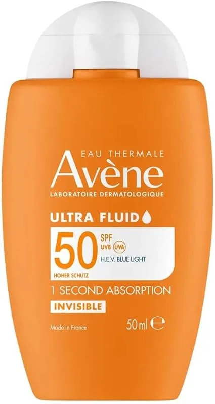 Avène Ultra Fluid Invisible SPF 50+ 50ml Unisex