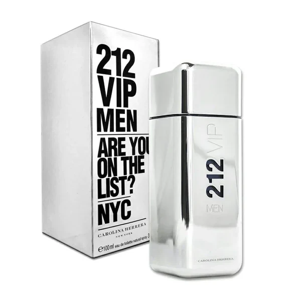 Carolina Herrera 212 VIP Men Eau de Toilette 100ml – The Iconic Boozy-Woody Nightlife Signature