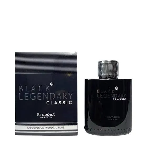Pendora Scents Black Legendary Classic Eau de Parfum 100ml Men Inspired by Montblanc Legend