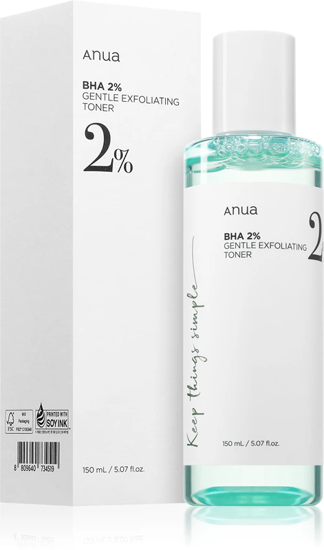 ANUA BHA 2% Gentle Exfoliating Toner 150ml