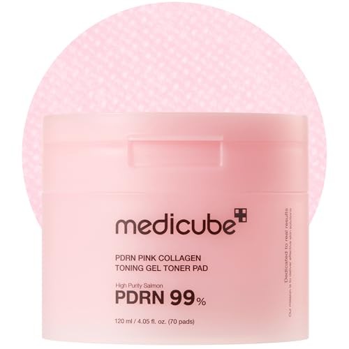 [26-401] Medicube Pdrn Pink Collagen Toning Gel Toner Pad 70 Pcs