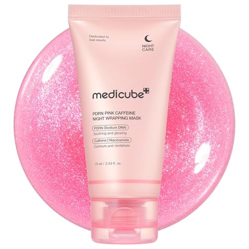 [26-404] Medicube Pdrn Pink Caffeine Night Wrapping Mask (75ml)