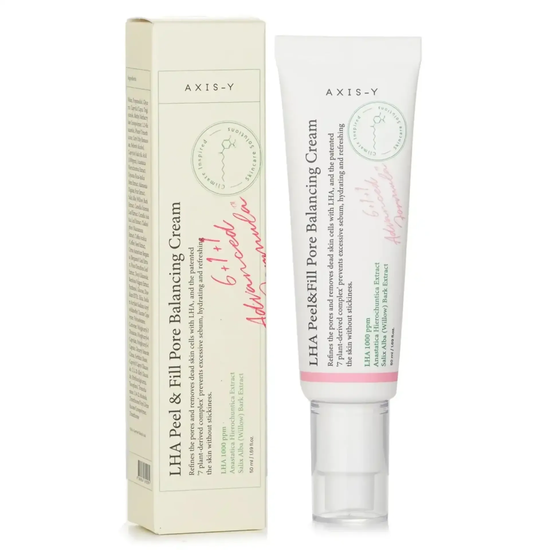 [26-428] AXIS-Y LHA Peel & Fill Pore Balancing Cream 50ml Unisex