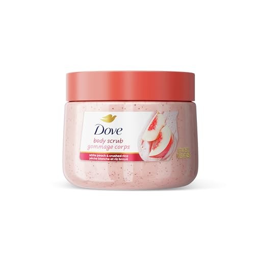Dove White Peach and Crushed Rice Body Scrub for Women 425g