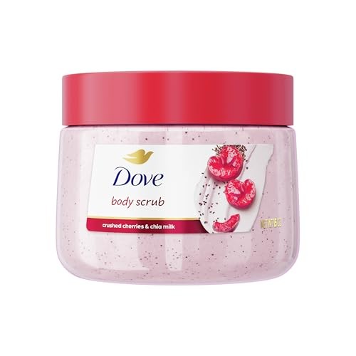 Dove Crushed Cherries and Chia Milk Body Scrub for Women 425g