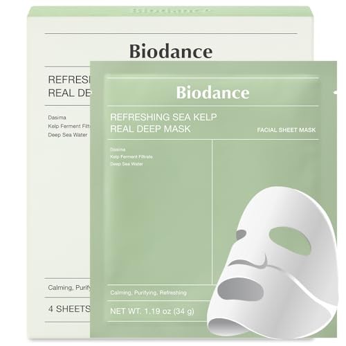 Biodance Refreshing Sea Kelp Real Deep Mask (Box of 4 Sheets)