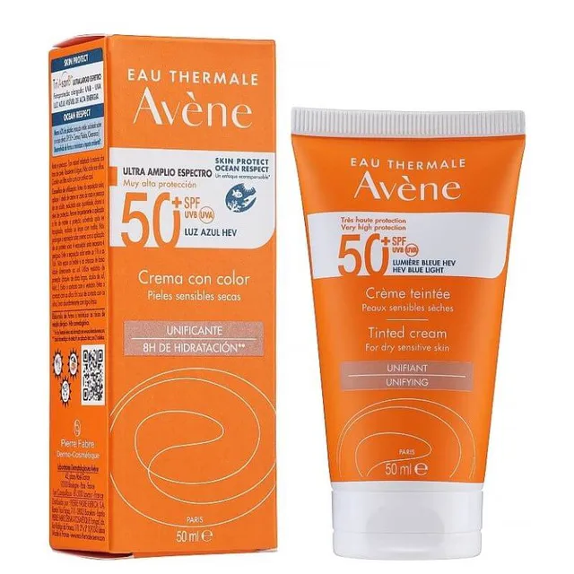 Avène SPF 50+ Tinted and Unifying Cream 50ml Unisex (Dry Skin)