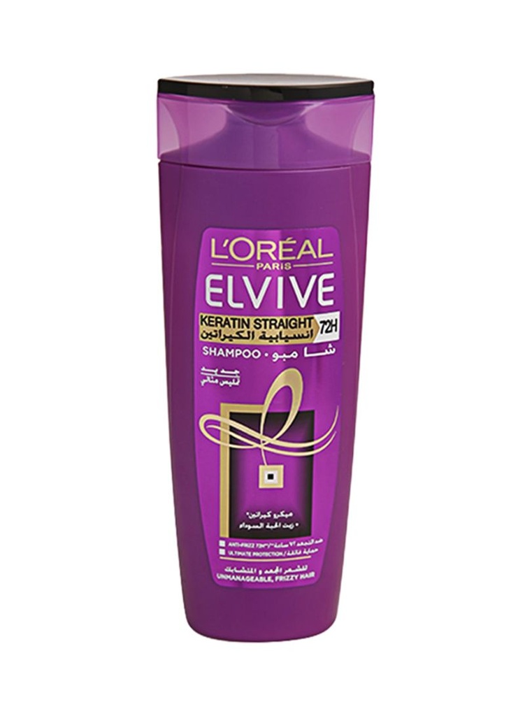 L’Oréal Elvive Keratin Straight Shampoo 400ml – Unisex