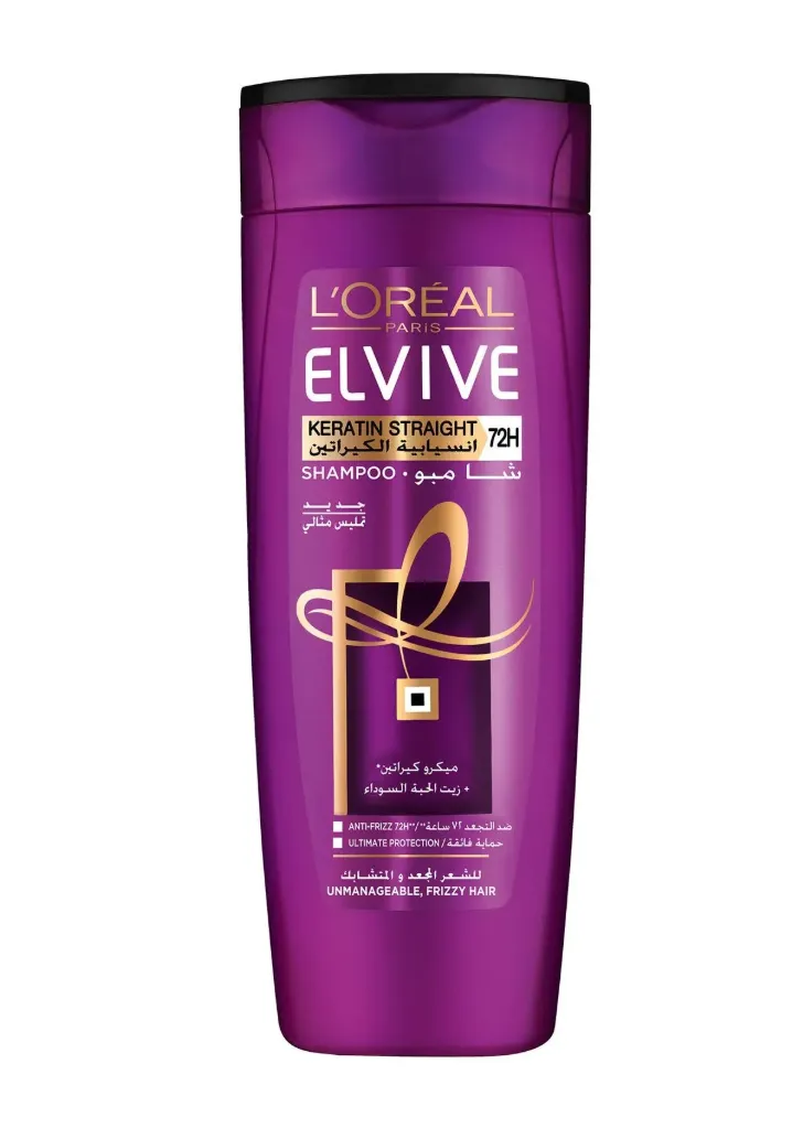 L’Oréal Elvive Keratin Straight Shampoo 400ml – Unisex