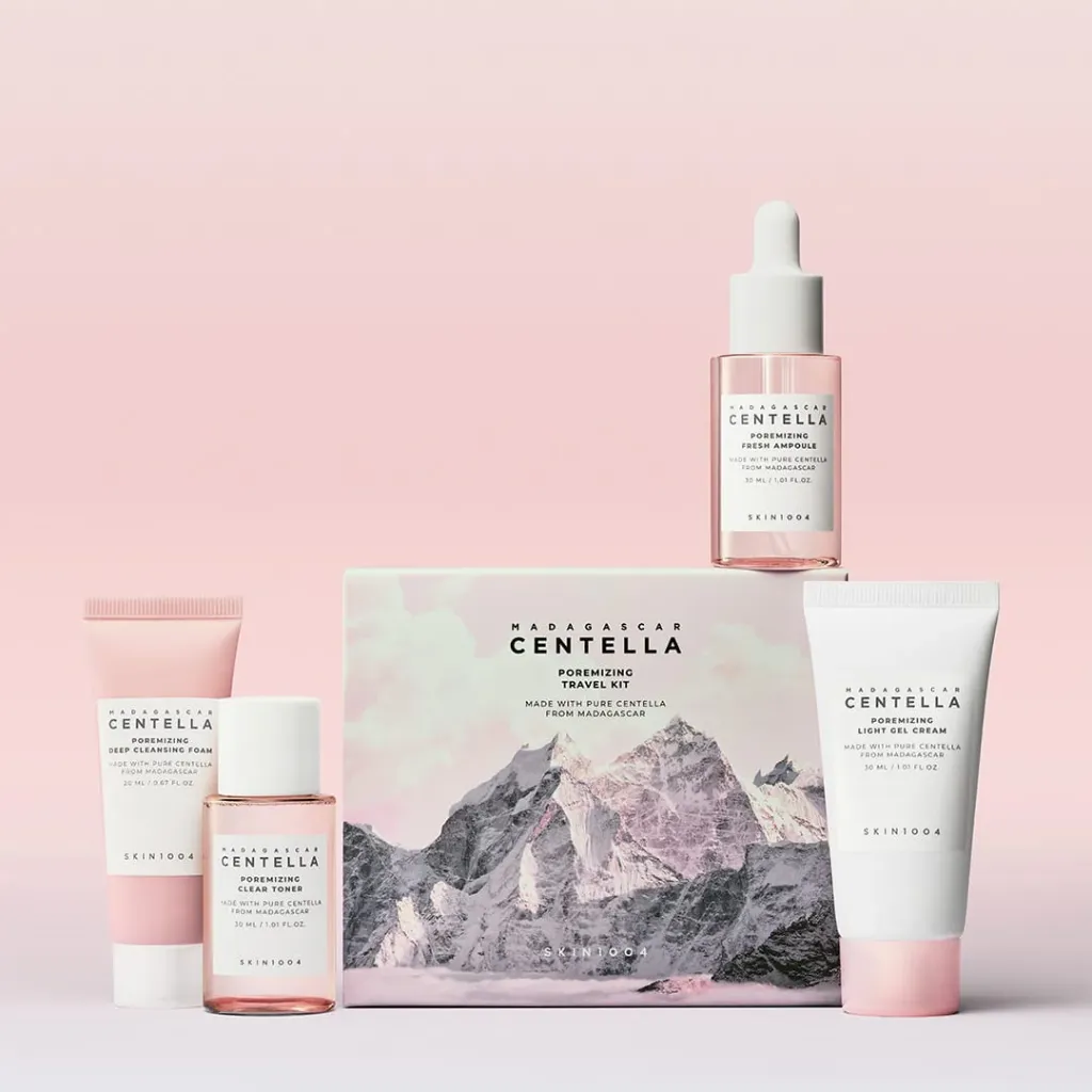 SKIN1004 - Madagascar Centella Poremizing Travel kit (1Set 4 Items)