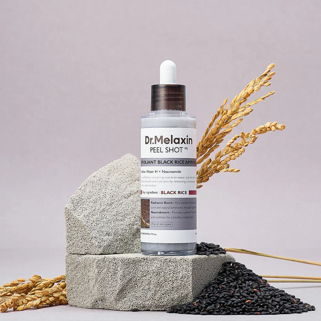 [26-192] Dr. Melaxin Peel Shot Exfoliating Black Rice Ampoule 80ml