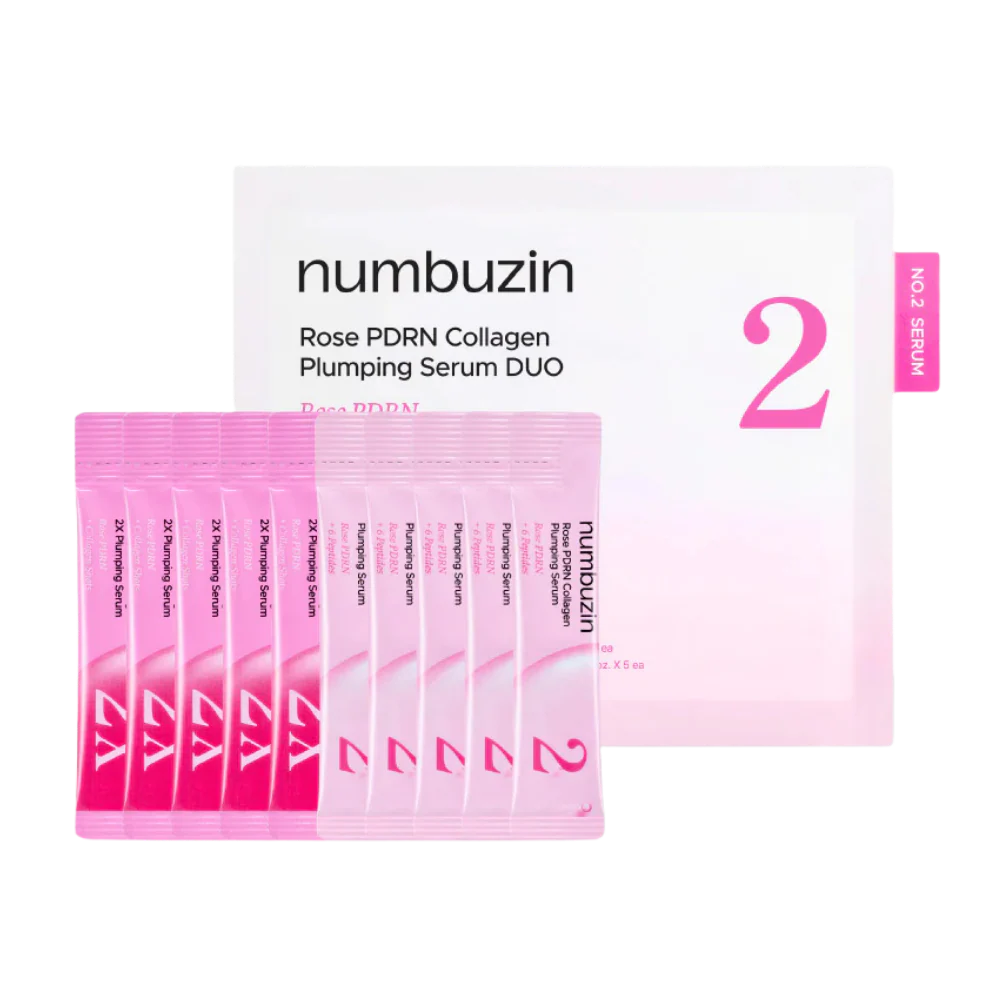 Numbuzin No.2 Rose PDRN Collagen Plumping Serum Duo (x10) 1.2ml