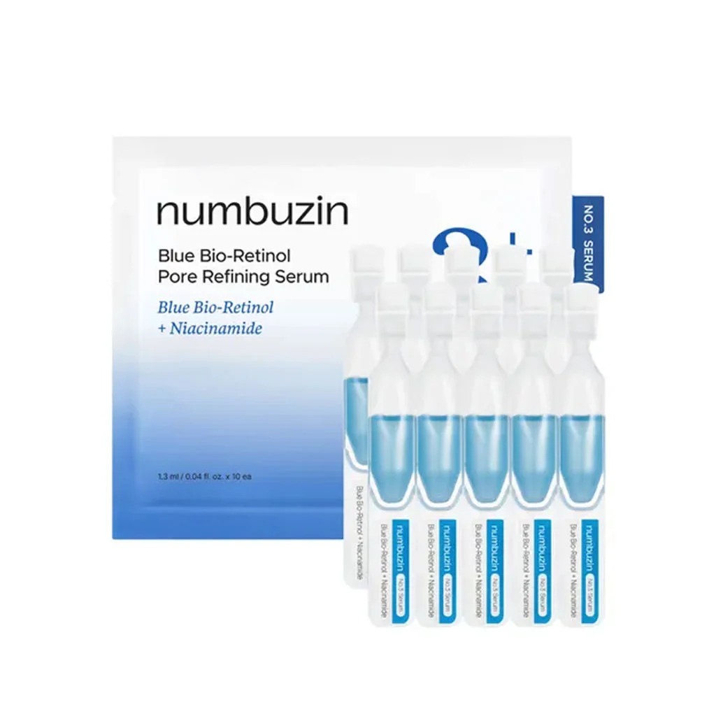 Numbuzin No.3 Blue Bio-Retinol Pore Refining Serum (x10) 1.3ml