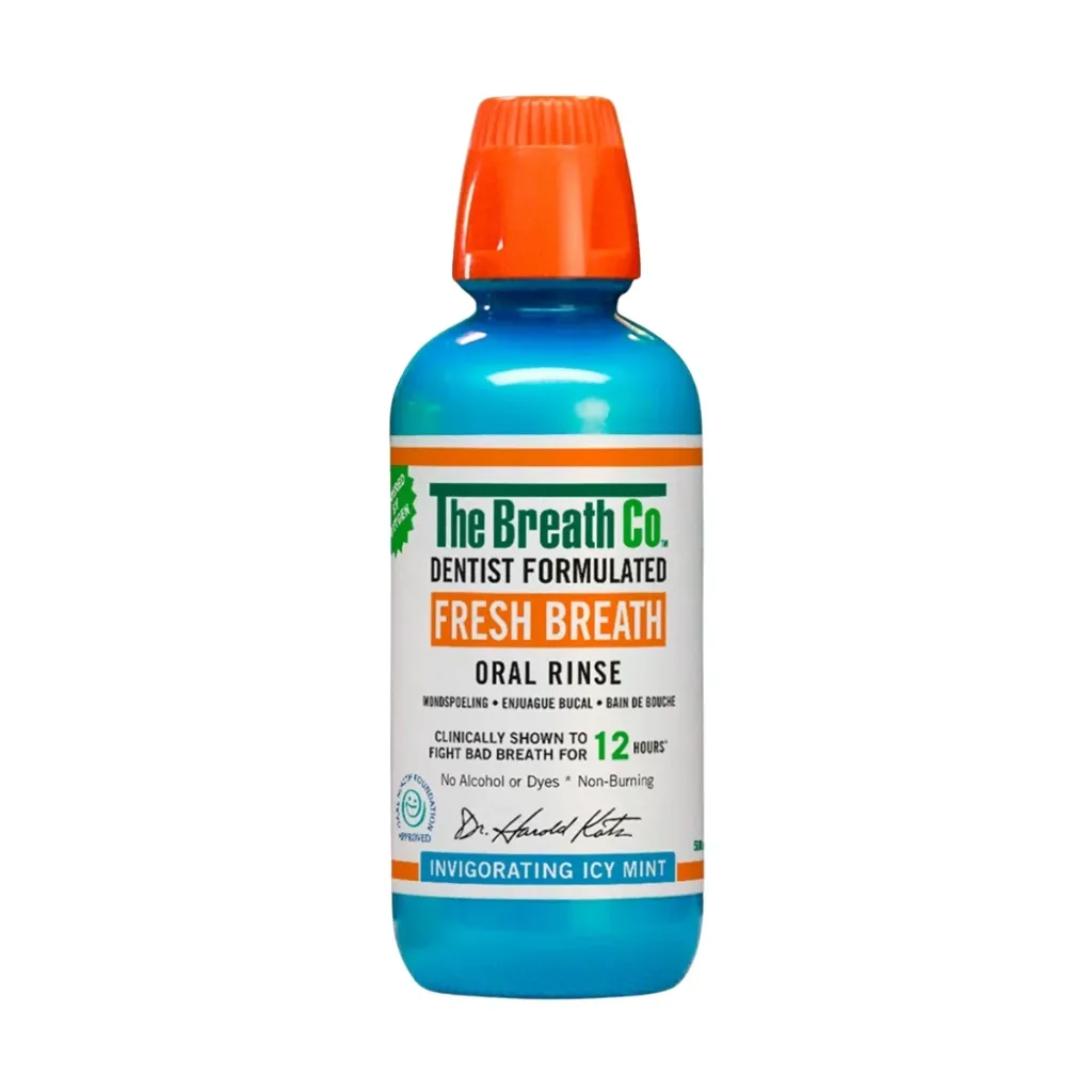 The Breath Co Fresh Breath Oral Rinse Icy Mint 500ml