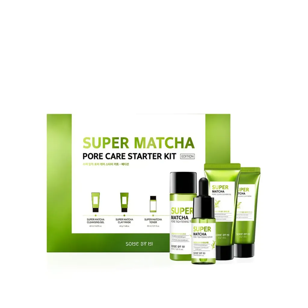 SOME By MI Super Matcha Pore Care Starter Kit (Edition) (1set 4items)