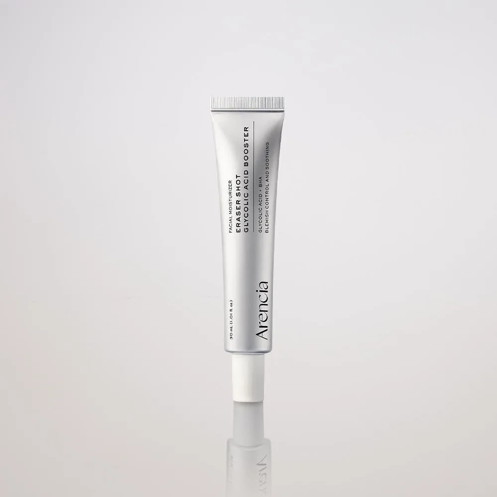Arencia Facial Moisturizer Eraser Shot Glycolic Acid Booster 30ml
