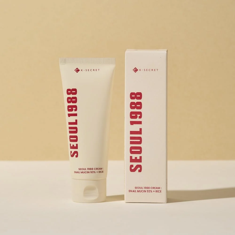 [26-991] K-Secret Seoul 1988 Cream Snail Mucin 93% + Rice 100ml