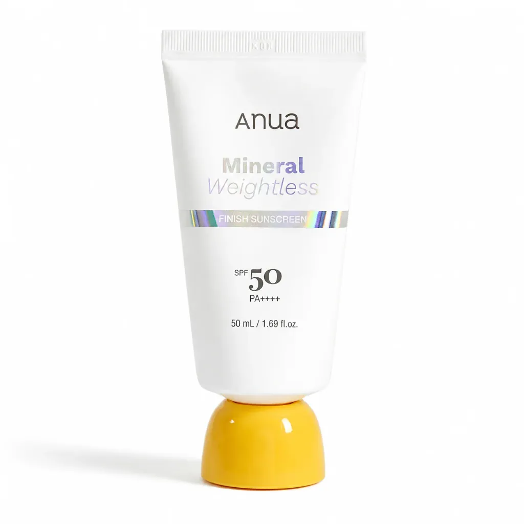 Anua Mineral Weightless Finish Sunscreen SPF 50 PA++++ 50ml
